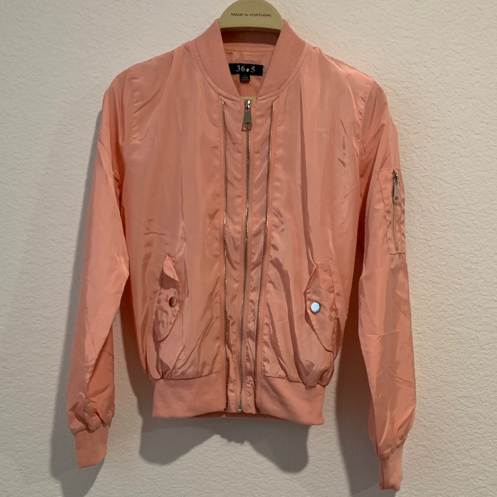 36S Women's Coral Bomber Jacket